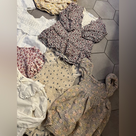 Zara H&M Floral and Lace Blouses Collection Mango Tops Toddler 2T - Picture 2 of 9